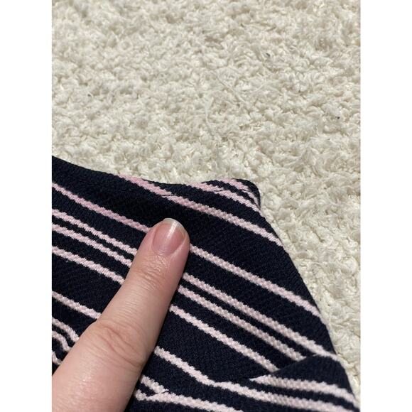 Anthropologie Dolan Women's Size M Halter Neck Sleeveless Top Blue White Striped - Picture 6 of 10